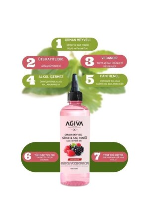 Forest Fruit Vinegar and Hair Tonic 400 Ml - Agiva