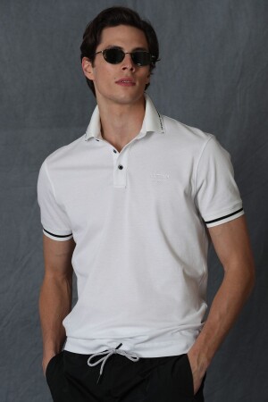 Forester Smart Men's Polo T-Shirt White - Lufian