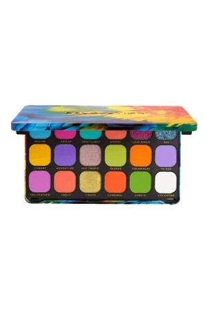 Forever Flawless Bird Of Paradise 18 Color Matte Shiny Eyeshadow Palette - Revolution