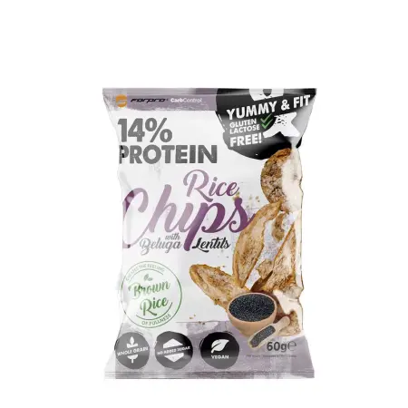 Forpro 14% Protein Rice Chips With Beluga Lentils (60 g) - Forpro