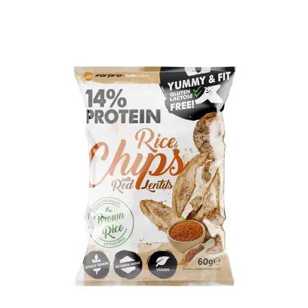 Forpro 14% Protein Rice Chips With Red Lentils (60 g) - Forpro