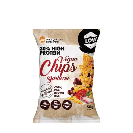 Forpro 30% Vegan Protein Chips (60 g, Barbecue) - Forpro