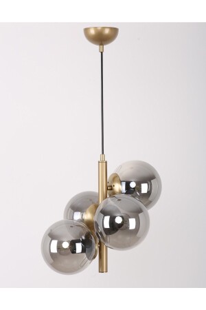 Forte Antique Smoked Glass Chandelier 705202211 - MŞ Aydınlatma