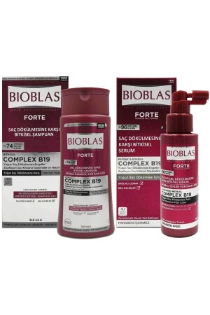 Forte Herbal Serum Against Hair Loss 100 Ml & Shampoo 360 Ml - Bioblas