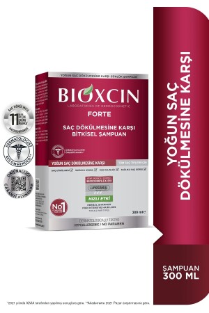 Forte Shampoo 300 Ml Intensive Anti-Hair Herbal Shampoo - Bioxcin