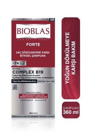 Forte Shampoo 360 ml - Intensive Hair Loss Shampoo - Bioblas