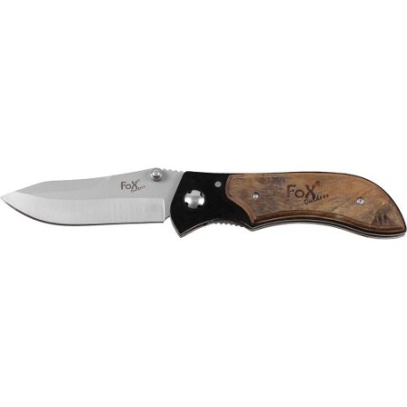 FoxOutdoor bıçağı, lüks ahşap kaplama. - FoxOutdoor