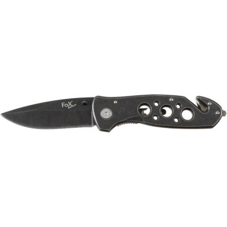 FoxOutdoor bıçak, aşındırıcı cilalı saplı. - FoxOutdoor