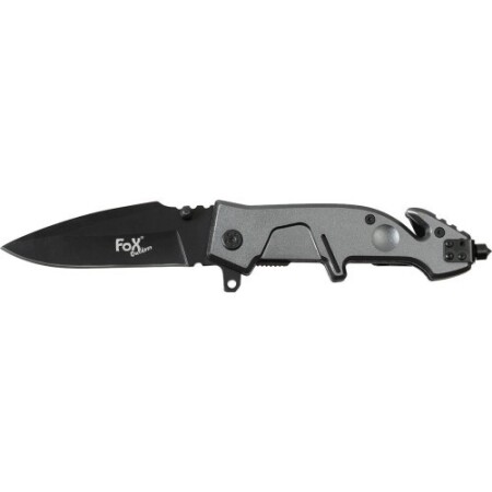 FoxOutdoor Einhand-Klappmesser, schwarz - FoxOutdoor