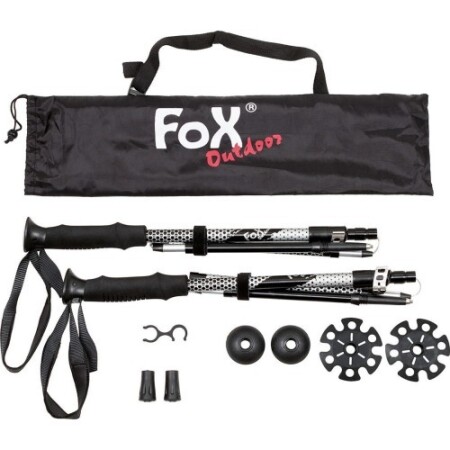 FoxOutdoor marka alüminyum Nordic yürüyüş batonları - FoxOutdoor
