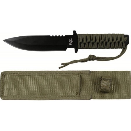 FoxOutdoor marka, yeşil, sabit bıçaklı bıçak. - FoxOutdoor