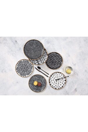 Fractal 6 Piece Cake Set for 6 Persons - Porland