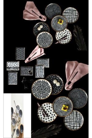 Fractal Catering and Breakfast Set 24 Pieces dop11664986igo - Porland
