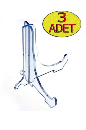 Frame Plate Display Stand Plexiglass Stand 9cmx11cm Knight Transparent Plexi 3 Pieces - Hyl