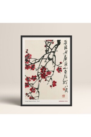 Framed Japanese Style Nanbara Sakujiro Painting 30x40cm 40x60cm 50x70cm Black White Wood Jpn058 - Homepack