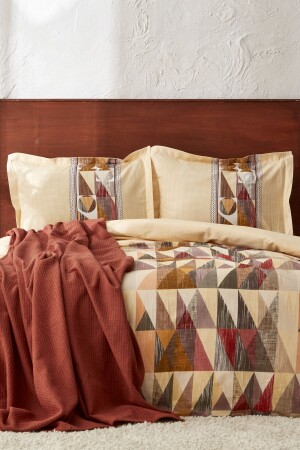 Franela 100% Cotton Double Pique Gift Duvet Cover Set - Karaca Home