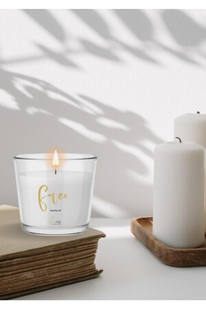Free Therapy - Vanilya Kokulu Vegan Doğal Terapi Mum Free BDG 386 - Gloria Candle