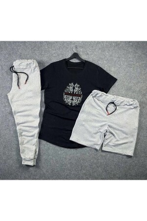 Free Your Mind Brain Printed Unisex Summer Shorts - Regular Fit T-Shirt - Sweatpants - Adrift