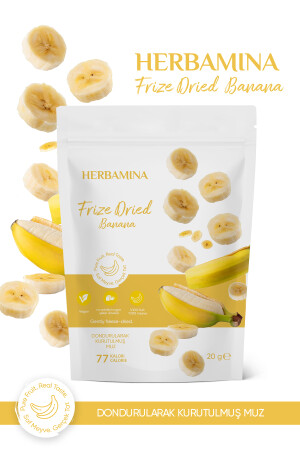 Freeze-Dried Bananas - 20g - Herbamina