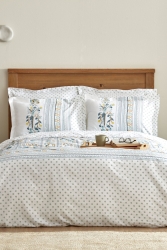 Frega Green 100% Cotton Double Duvet Cover Set PP 200. 22. 05. 0035 - Karaca Home