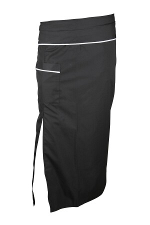 French Black Chef Apron AŞ-016 - Lobby Uniform
