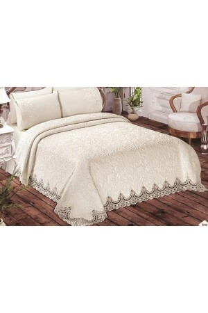 French Lace 6 Piece Blanket Set bttny3545 - bursa çeyiz