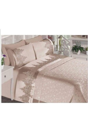 French Lace Pique Set - Bursa Çeyiz