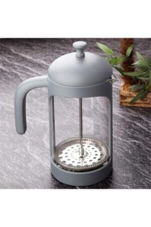 French Press 1000ml - Mat Grı ZC550 - Tohana
