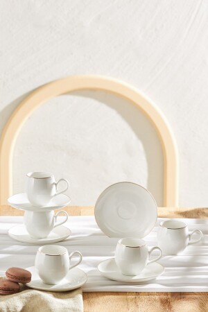 Freya 6 Person Porcelain Coffee Cup Set 600. 15. 01. 2601 - Emsan