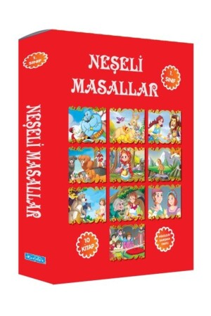 Fröhliche Märchen-Set mit 10 Büchern - Parıltı Yayınları