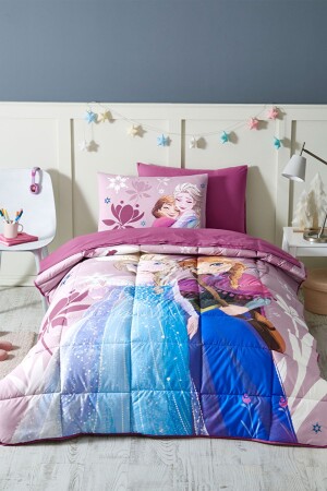Frozen Discover Single Disney Licensed Elastic Fitted Sheet Children's Sleeping Set PR-EVTEKSTILI-55483401327 - Özdilek