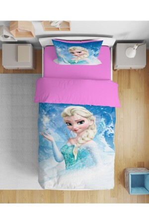 Frozen Elsa 3d Tek Kişilik Çarşafsız Nevresim Takımı Frzn_Els0ÇO - Erays Home