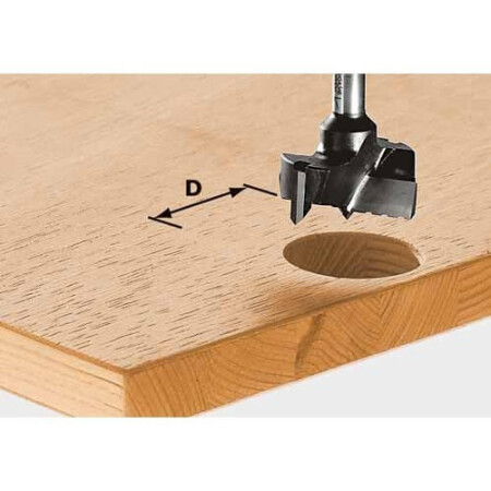 Fräser-Bohrer FESTOOL HW S8 D35, Schaft 8 mm - FESTOOL