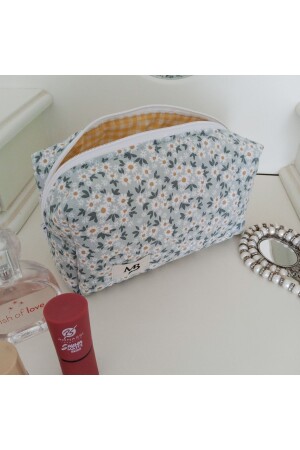 Frühlings-Gänseblümchen-Make-up-Tasche – große Größe - M&B