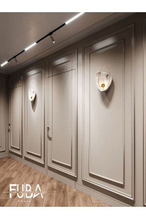 Fuba Polyurethane Decorative Paintable Wall Rail 2. 5cmx240cm - Fuba Aksesuar