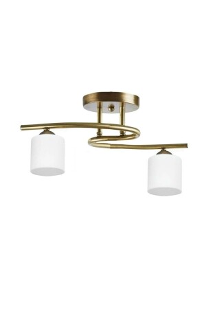 Fuji Modern Sports Ceiling Light Antique Cylinder Glass Living Room - Kitchen - Bedroom 2-Piece Chandelier TYC00213942330 - Fer Avize