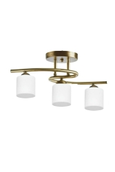 Fuji Modern Sports Ceiling Light with Cylinder Glass Antique Living Room - Kitchen - Bedroom 3-Piece Chandelier TYC00213942871 - Fer Avize