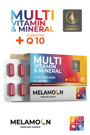 Full Support Multivitamin- Multimineral & Coenzyme (KOENZİM) Q10 Capsule 60 Capsules - Melamoon