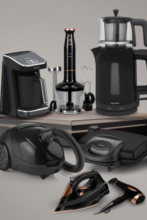 Fullblack 33-teiliges, elektronisches Hochzeitspaket, elektrisches Küchen-Mitgift-Set BY5723 - GoldMaster