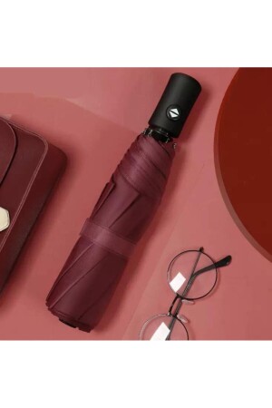 Fully Automatic Bag Size Colored Umbrella PlainColor Umbrellas - ELEVEN MARKETS