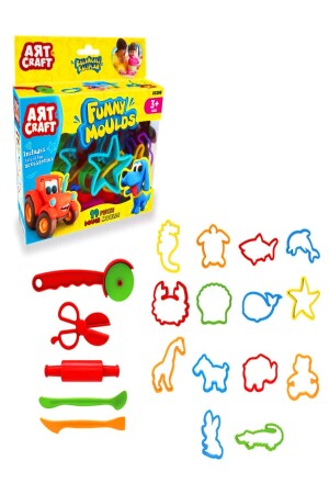 Fun Play Dough Mold Set 19 Piece Dough Molds - Avda