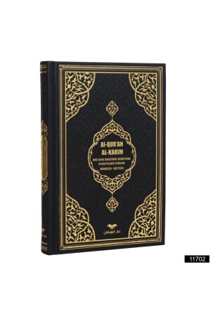 Furkan Publishing House, Hafiz Size, Medina Script, French Translation, Top Leaf, Thermo Leather, Black. - Furkan Neşriyat