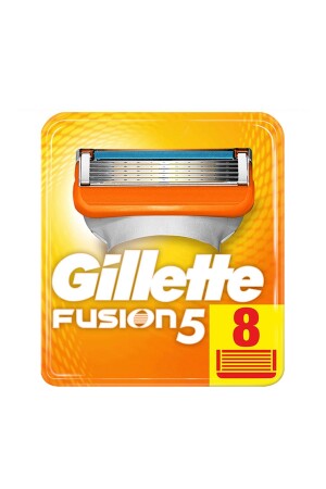 Fusion 5 Manual Spare 8-Piece Cardboard Packaging - Gillette