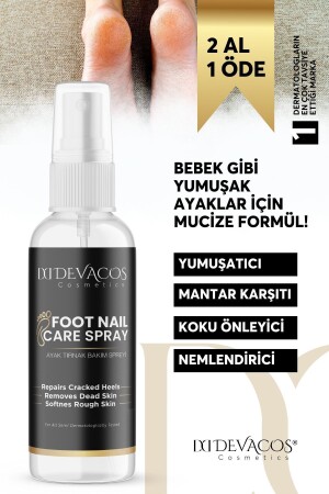 Fußgeruch-Antitranspirant-Spray, Fußgeruch-Beseitiger, Schuhgeruch-Antitranspirant-Spray, 50 ml - Devacos