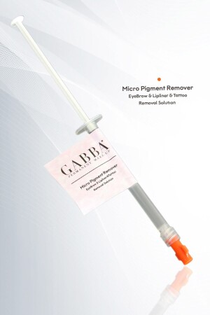 Gabba Tattoo Remover Organic Permanent Makeup and Eyebrow Removal Solution Disposable - Gabba Permanent Make-Up