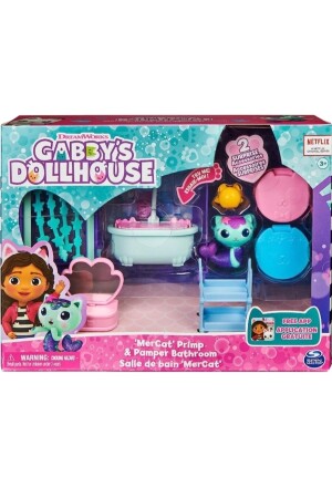 Gabby Gabby's Dollhouse Mercat Primp &pamper Bathroom 6062036 - Spinmaster