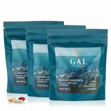 GAL Multivitamin - 90 adagos utántöltő (90 Servings) - GAL