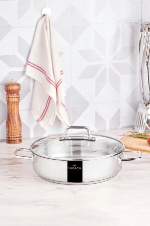 Galaxy Steel Casserole Pot 26 Cm 3.4 Lt 432121 - Karaca