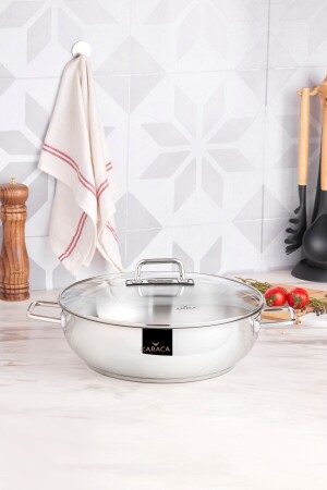 Galaxy Steel Casserole Pot 30 Cm 6,0 Lt 1206002. 0014 - Karaca
