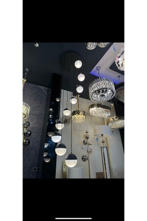 Gallery Space Pendant Chandelier 7177372727 - Beyaz Aydınlatma